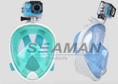 ماسک Snorkel Full Face Dry و Fog رایگان با دوربین Gopro برای بزرگسالان و جوانان