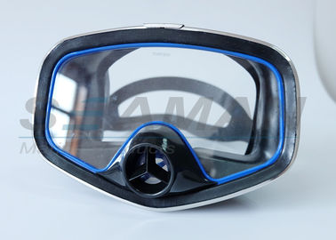 پنجره تکمیل ماسک ماساژ با بینی شیر شوی سیلیکون سوپاپ و قاب فلزی برای غواصی و رانندگی