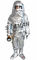 تجهیزات آتش نشانی دریایی / فویل آلومینیوم کامپوزیت پارچه عایق حرارتی لباس محافظ آتش نشانی