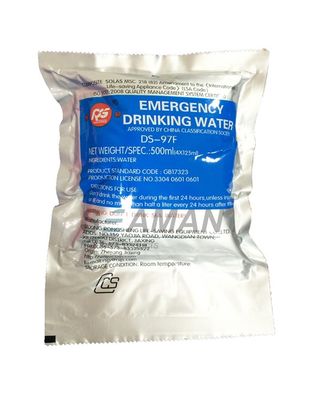 آب آشامیدنی اضطراری سی سی اس مارک رونگشنگ برای قایق نجات قایق نجات